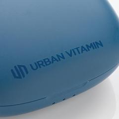 Vue Ecouteurs sans fil ENC Urban Vitamin Byron de couleur bleu| Krokrodeal