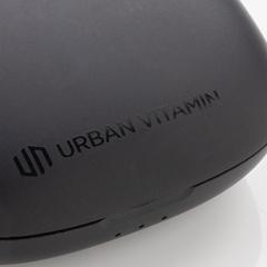 Vue Ecouteurs sans fil ENC Urban Vitamin Byron de couleur noir| Krokrodeal