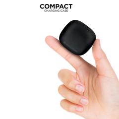 Vue Ecouteurs sans fil ENC Urban Vitamin Byron de couleur noir| Krokrodeal