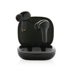 Vue Ecouteurs sans fil ENC Urban Vitamin Byron de couleur noir| Krokrodeal