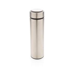 Vue Bouteille étanche en acier de couleur gris| Krokrodeal