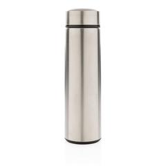 Vue Bouteille étanche en acier de couleur gris| Krokrodeal