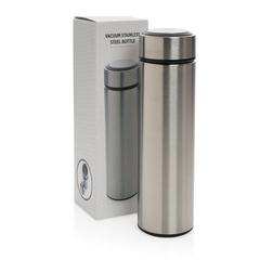 Vue Bouteille étanche en acier de couleur gris| Krokrodeal
