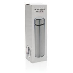 Vue Bouteille étanche en acier de couleur gris| Krokrodeal