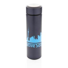 Vue Bouteille étanche en acier de couleur bleu| Krokrodeal