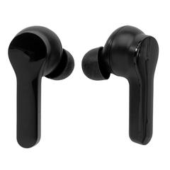 Vue Ecouteurs TWS lumineux dans son boitier de charge de couleur noir| Krokrodeal