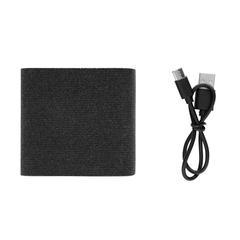 Vue Chargeur sans fil 15W en plastique recyclé RCS Swiss Peak de couleur gris| Krokrodeal