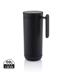 Vue Mug antifuite Click de couleur gris| Krokrodeal