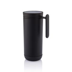 Vue Mug antifuite Click de couleur gris| Krokrodeal