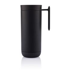 Vue Mug antifuite Click de couleur gris| Krokrodeal