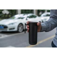 Vue Mug antifuite Click de couleur gris| Krokrodeal
