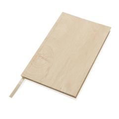 Vue Cahier A5 imprimé bois Kavana de couleur marron| Krokrodeal
