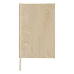 Vue Cahier A5 imprimé bois Kavana de couleur marron| Krokrodeal