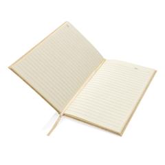 Vue Cahier A5 imprimé bois Kavana de couleur marron| Krokrodeal