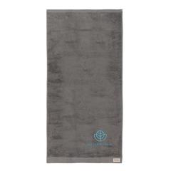 Vue Serviette bain 50x100cm Ukiyo Sakura AWARE™ Made in Europe de couleur gris| Krokrodeal