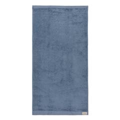Vue Serviette bain 50x100cm Ukiyo Sakura AWARE™ Made in Europe de couleur bleu| Krokrodeal