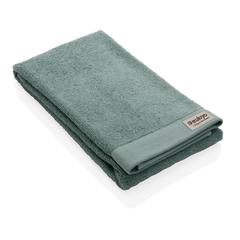 Vue Serviette bain 50x100cm Ukiyo Sakura AWARE™ Made in Europe de couleur vert| Krokrodeal