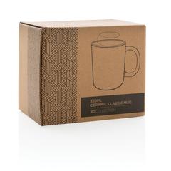 Vue Mug céramique classique de couleur blanc| Krokrodeal