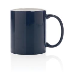 Vue Mug céramique classique de couleur bleu| Krokrodeal