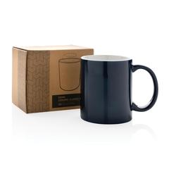 Vue Mug céramique classique de couleur bleu| Krokrodeal