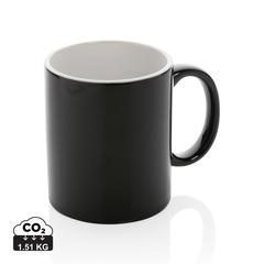 Vue Mug céramique classique de couleur noir| Krokrodeal