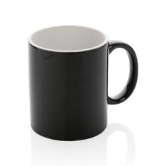 Vue Mug céramique classique de couleur noir| Krokrodeal