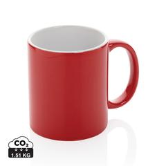 Vue Mug céramique classique de couleur rouge| Krokrodeal
