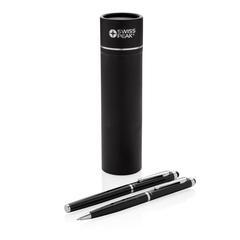 Vue Set stylos Deluxe de couleur noir| Krokrodeal