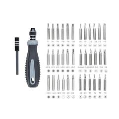 Vue Set d'outils 38pcs de couleur noir| Krokrodeal