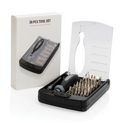 Vue Set d'outils 38pcs de couleur noir| Krokrodeal