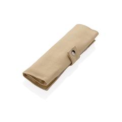 Vue Set de couverts de voyage en bambou réutilisable de couleur blanc| Krokrodeal