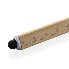 Vue Crayon infini et multitâches en bambou Eon de couleur marron| Krokrodeal