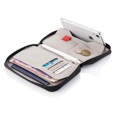 Vue Etui passeport XD Design de couleur noir| Krokrodeal