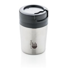 Vue Tasse Coffee to go de couleur gris| Krokrodeal