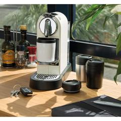 Vue Tasse Coffee to go de couleur gris| Krokrodeal