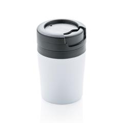 Vue Tasse Coffee to go de couleur blanc| Krokrodeal