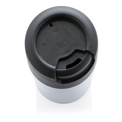 Vue Tasse Coffee to go de couleur blanc| Krokrodeal