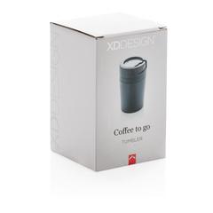 Vue Tasse Coffee to go de couleur noir| Krokrodeal