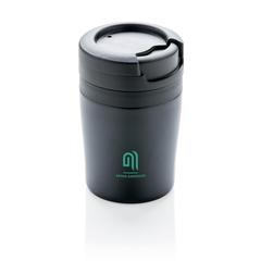 Vue Tasse Coffee to go de couleur noir| Krokrodeal