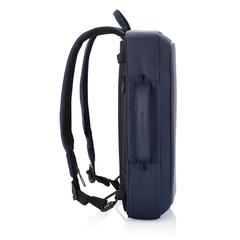 Vue Bobby Bizz sac à dos et sacoche antivol de couleur bleu| Krokrodeal