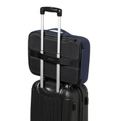 Vue Bobby Bizz sac à dos et sacoche antivol de couleur bleu| Krokrodeal