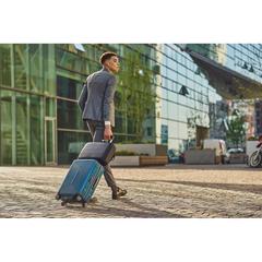 Vue Bobby Bizz sac à dos et sacoche antivol de couleur noir| Krokrodeal