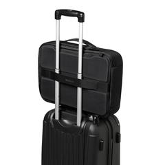 Vue Bobby Bizz sac à dos et sacoche antivol de couleur noir| Krokrodeal