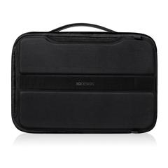 Vue Bobby Bizz sac à dos et sacoche antivol de couleur noir| Krokrodeal
