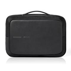 Vue Bobby Bizz sac à dos et sacoche antivol de couleur noir| Krokrodeal