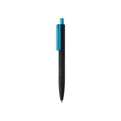 Vue Stylo X3 finition gomme noire de couleur bleu| Krokrodeal