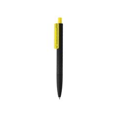Vue Stylo X3 finition gomme noire de couleur jaune| Krokrodeal