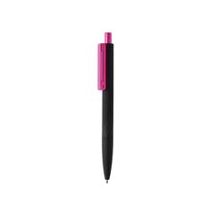 Vue Stylo X3 finition gomme noire de couleur rose| Krokrodeal