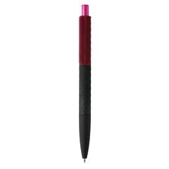 Vue Stylo X3 finition gomme noire de couleur rose| Krokrodeal