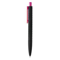 Vue Stylo X3 finition gomme noire de couleur rose| Krokrodeal
